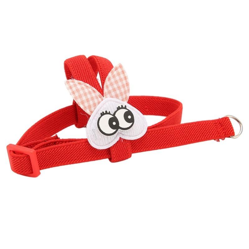 Pet Bird Harness Leash Cute Cartoon Lightweight Bird Flying Harness Traction Rope for Scarlet Macaw