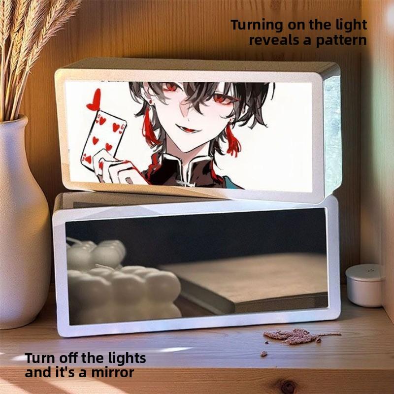 18.8cm/7.4in I’m Not A God of Drama Cartoon LED Night Box Light Anime Peripherals 3D Lamp Party Supplies Ornaments Holiday Gifts