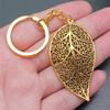 Mushroom Branch Leaf Key Ring Men's Jewellery Wedding Anniversary Original Materials