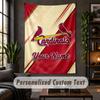 Personalized Wall Tapestry,St. Louis Cardinals Custom Text, Soft Fabric Wall Art For Indoor Decoration