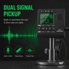 Portable Design Digital Metronome Pickup Cable 6.3mm 3-in-1 Tuner Chromatic Tuner  For Bass