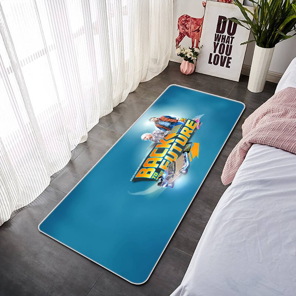 Back To The Future Floor Mat Entrance Doormat Bath Mats Non-slip Mat Carpets Entrance Of House Custom Kitchen Foot Mat Cute Rug