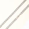 European & American Fashion Hip Hop Necklace Bracelet: Six-Sided Grind, Light Luxury Stainless Steel Plain Chain