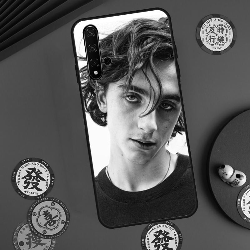 Timothee Chalamet Actor For Huawei Nova 12s 7i 8i 11i 12i Y73 Y70 Y90 Y60 Y72 Y61 Y91 9 10 SE P30 Pro P40 Lite Case
