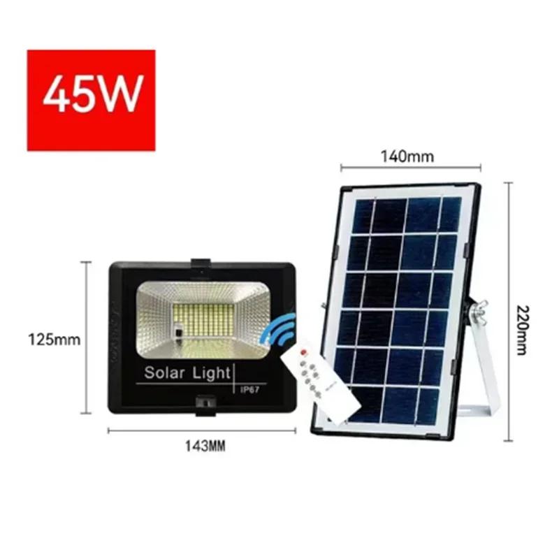 Solar High-bright Cornucopia LED Flood Light Courtyard Bridge Building Lighting Street Light Super Bright Waterproof Solar Light