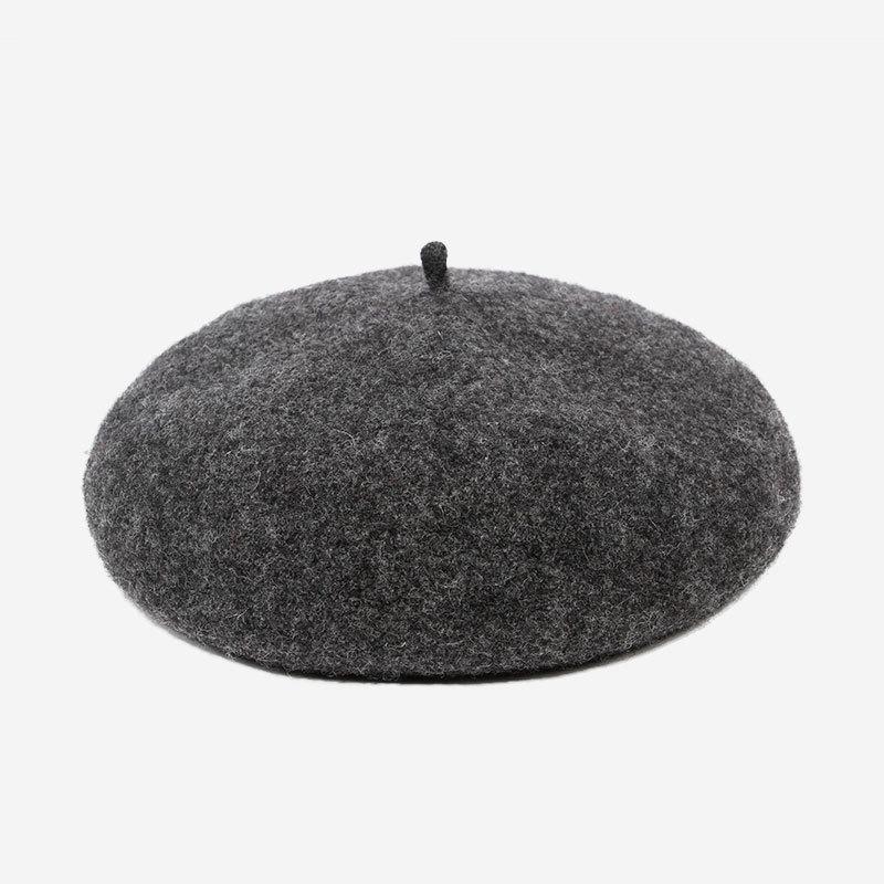Wool Caps Felt Beret Women British Style Girls Beret Hat Lady Solid Color Winter Hats