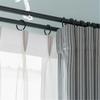 4pcs Portable Sturdy Adjustable Curtain Rod Holders Fit Rod Extending Home Accessory for Various Room Daily Use