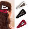 Fabric Polka Dot Hair Clips Triangular Broken Clips Cute BB Clips