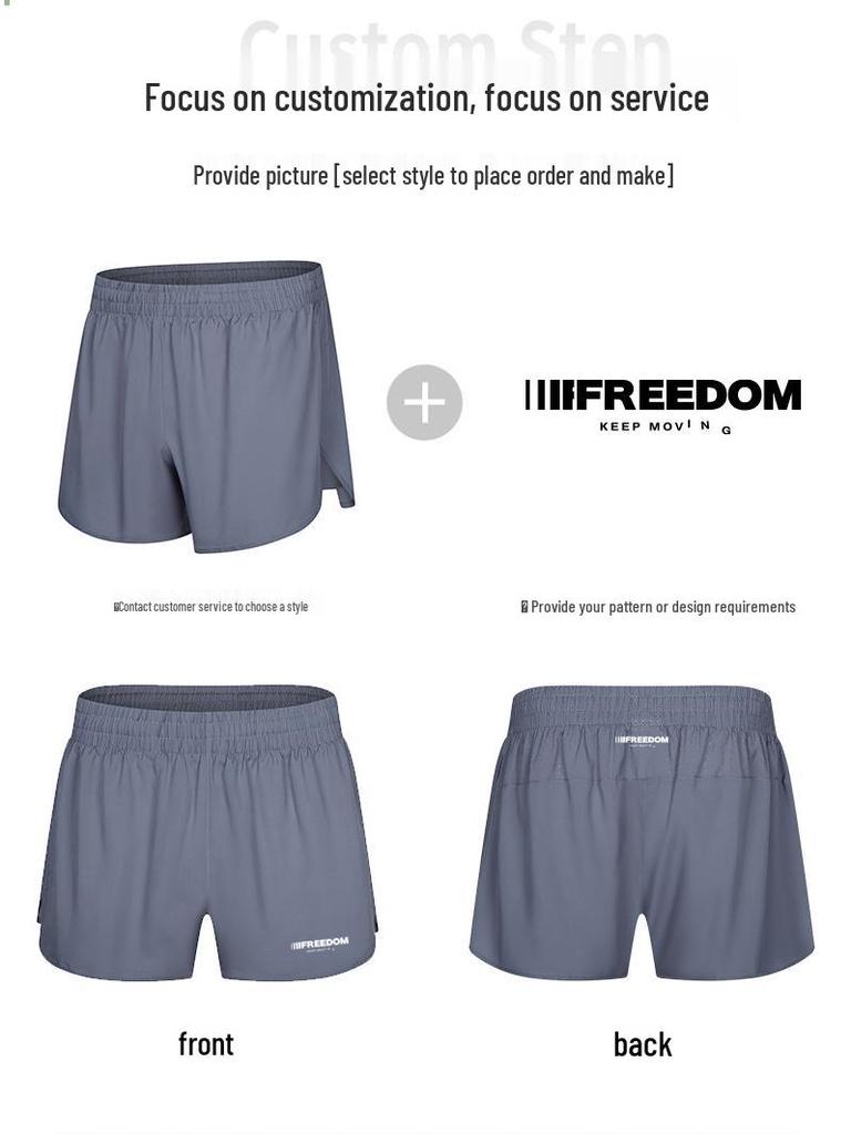 Unisex Quick-Dry Breathable Running Shorts for Track, Field, and Fitness Training