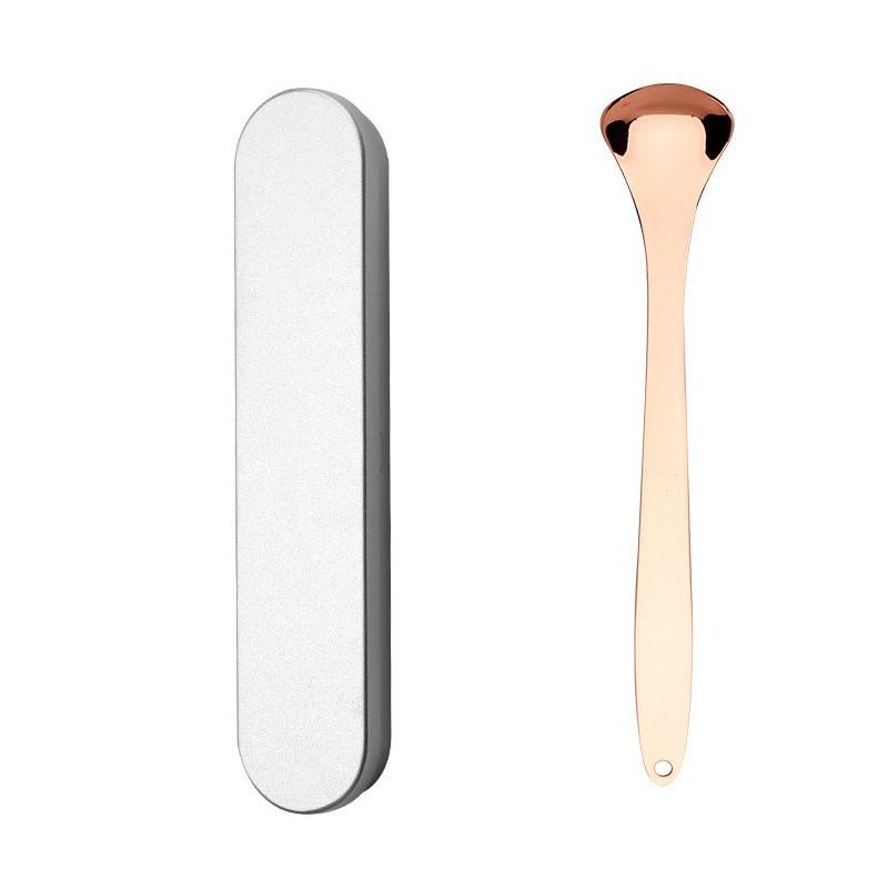 

Stainless Steel Tongue Scraper Set with Double-Sided Brush for Fresh Breath