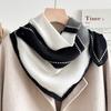 71 Series Neck Cashew Flower Square Scarf Silk Scarf Female Korean Version Versatile Literary and Retro Neck Protection Decorative Small Scarf