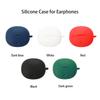 Silicone Earphone Case with Keyring Headphone Protective Case Earbuds Cover for QCY Crossky C50i