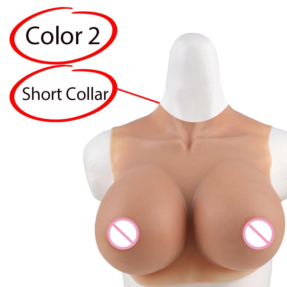 Tgirl Realistic Silicone Tits Fake Breast Forms False Boobs H Cup for Crossdresser Shemale Transgenders Transvestite Breastplate