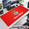 Custom Name Text Mouse Pad Benfica FC Personalized Desk Pad For Work And Gaming