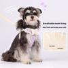 Pet Dog Harness With Bowknot Soft Comfortable No Pull For Small Medium Large Dogs
