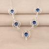 Tanzanite Gemstone 925 Sterling Silver Handmade Necklace, Women Jewelry, Statement Tanzanite Necklace RN-2-16