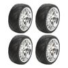 4PCS 110 RC Wheels Strong Cushioning High Abrasion Resistance RC Tires Rubber RC Car Tires for