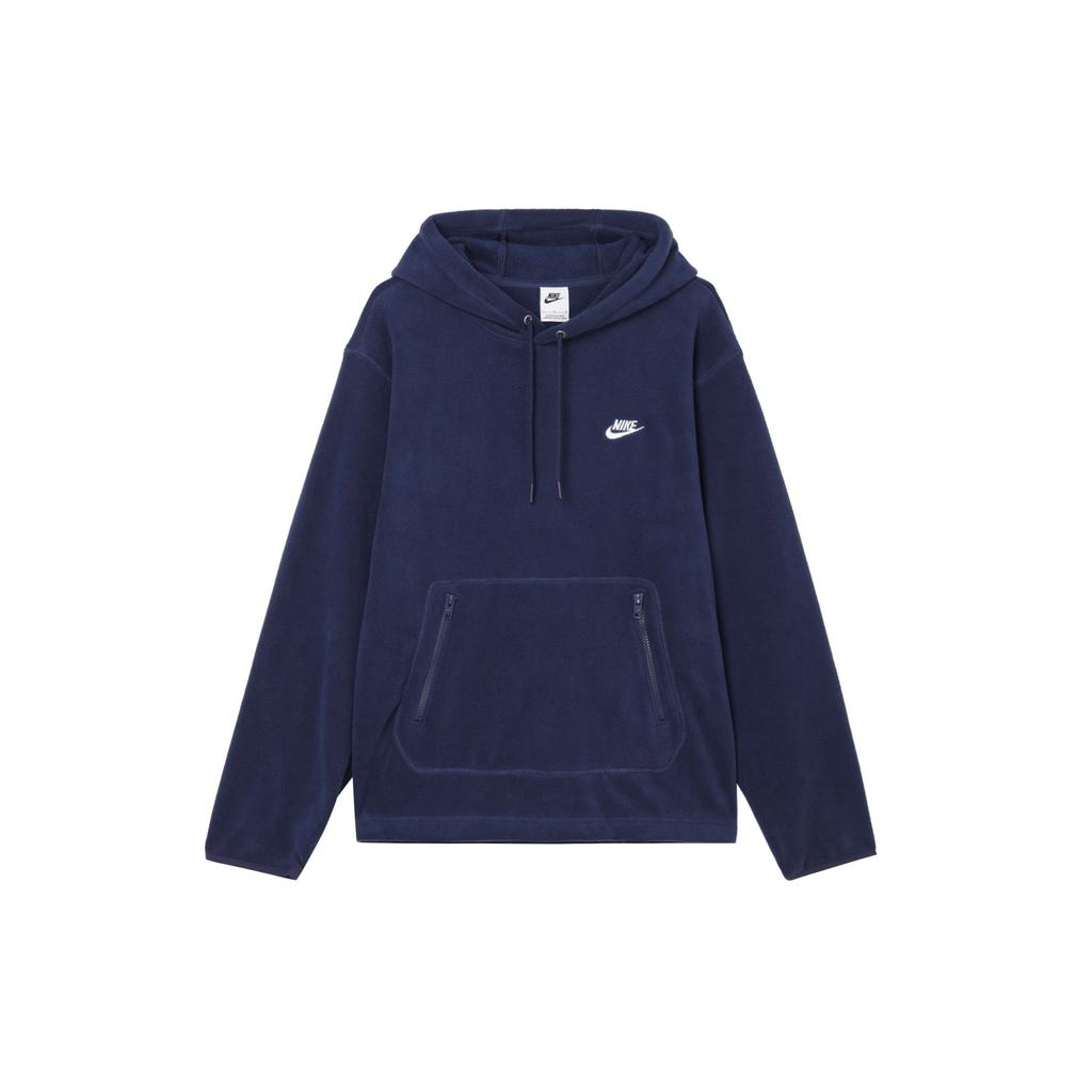 Nike Pullover Hooded Fleece Soft Comfortable Jacket Men Jackets Deep-Navy FZ0661-410
