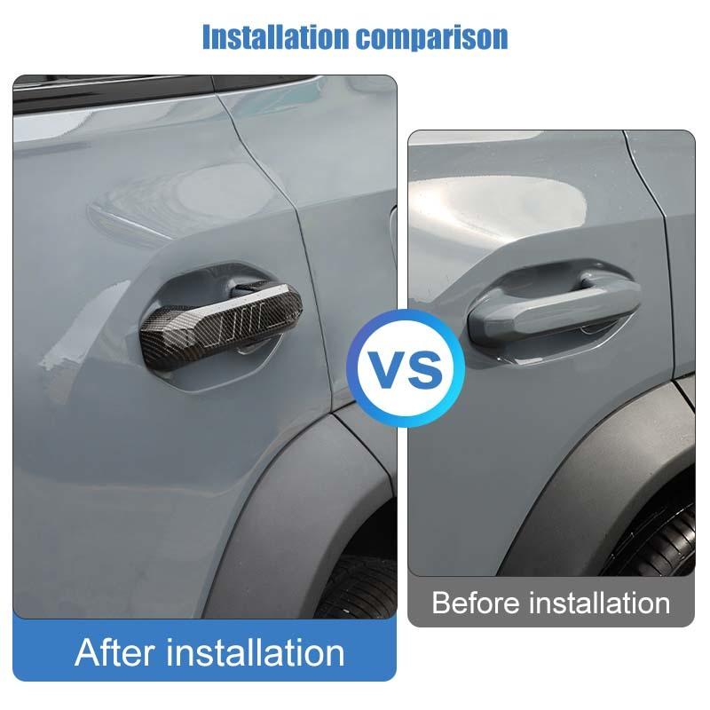 ABS Door Handle Decoration Cover Sticker Fit For Jetour Traveler 2023 Up For Jetour Shanhai T2 2024 Up Exterior Accessories