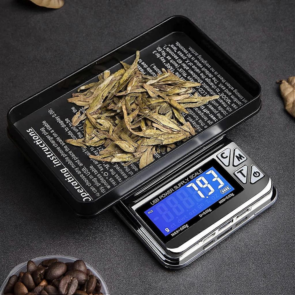 Digital Scale .01g Accuracy, Sleeve Jewelry Scale Gram and Ounce Powder, Diamond, Spice, Coin