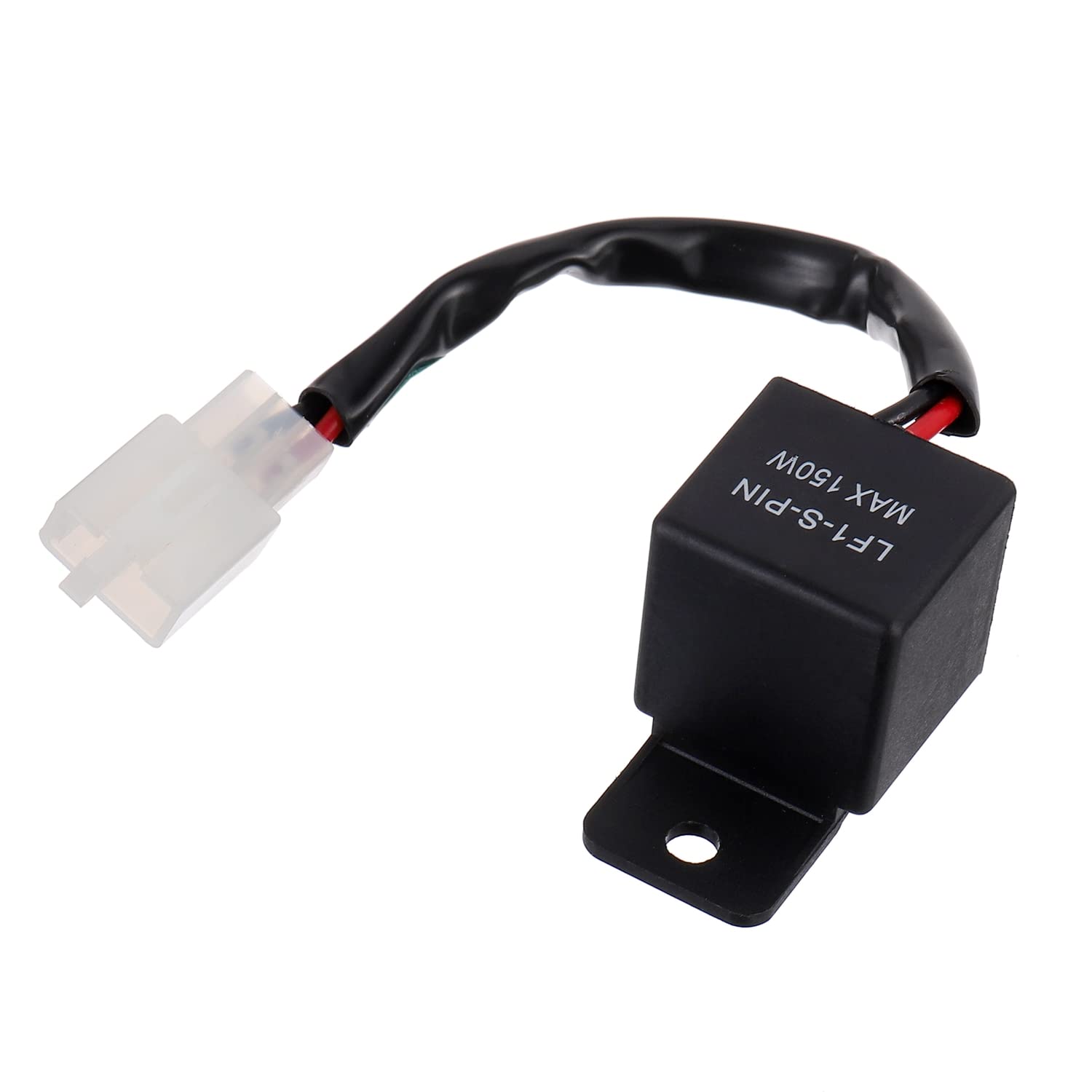 2-Pin Automatic Electronic LED Flasher Relay Fix for Motorcycle Turn Signal Light Bulbs Fast Hyper Flash