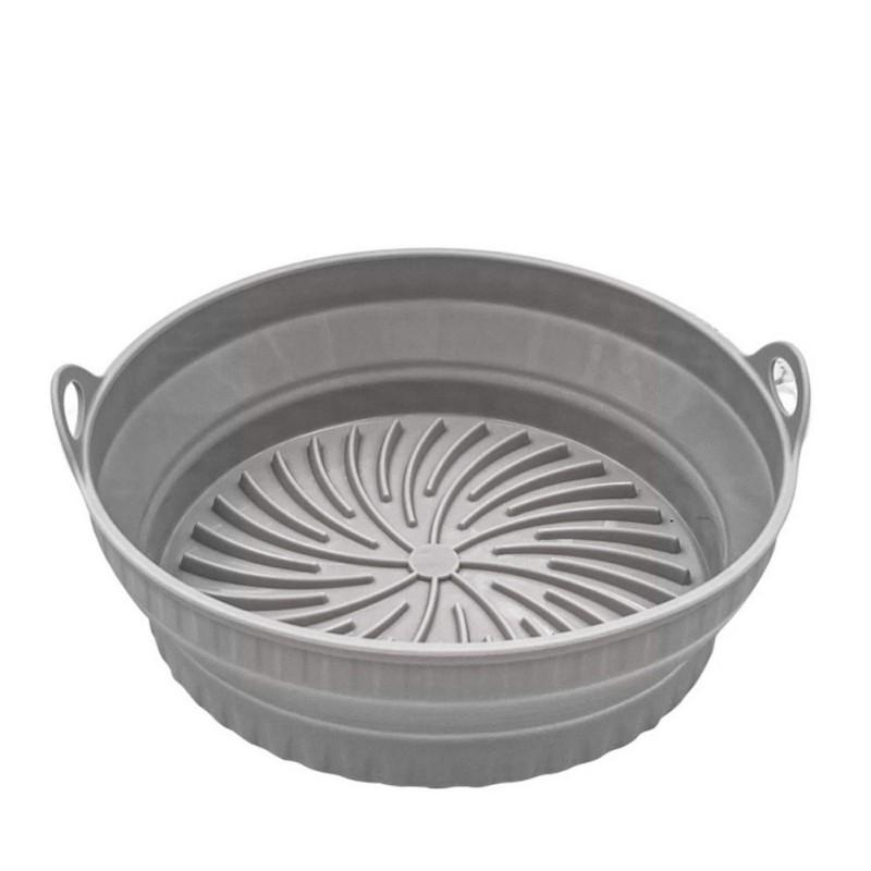 

Складной пищевой силиконовый противень для выпечки, коврик для фритюрницы, микроволновой печи, легко чистить