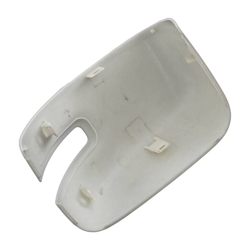 Front Right Side Door Wing Rearview Mirror Cap Cover With Turn Signal Light Hole Fit for Jeep Renegade BU 2015- White ABS