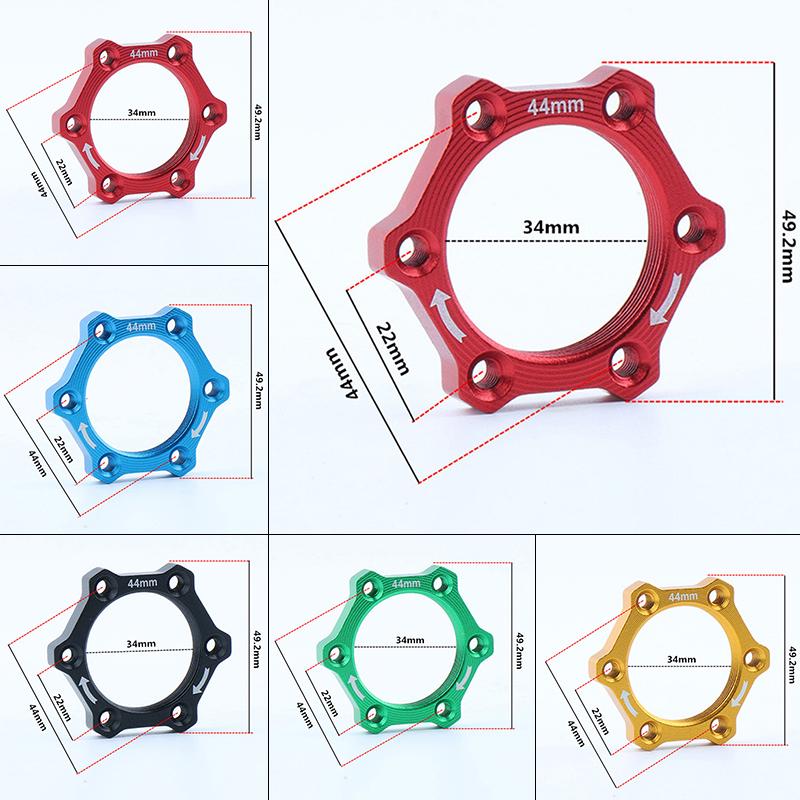 Screw Bicycle Flange Adapter Threaded Brake Disc Aluminum Alloy Rotors