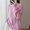 Women's cashmere sweater Qinghe cashmere 30% cashmere 70% wool autumn and winter pullover warm and fashionable
