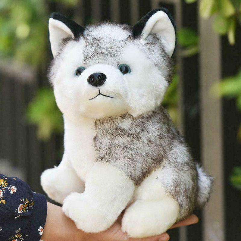 Plush Doll Husky Soft Toy Stuffed Animal Cute Dog Christmas Baby Kids Hot Toy