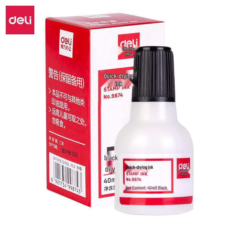 Deli 9874 Quick-Dry Ink Oil