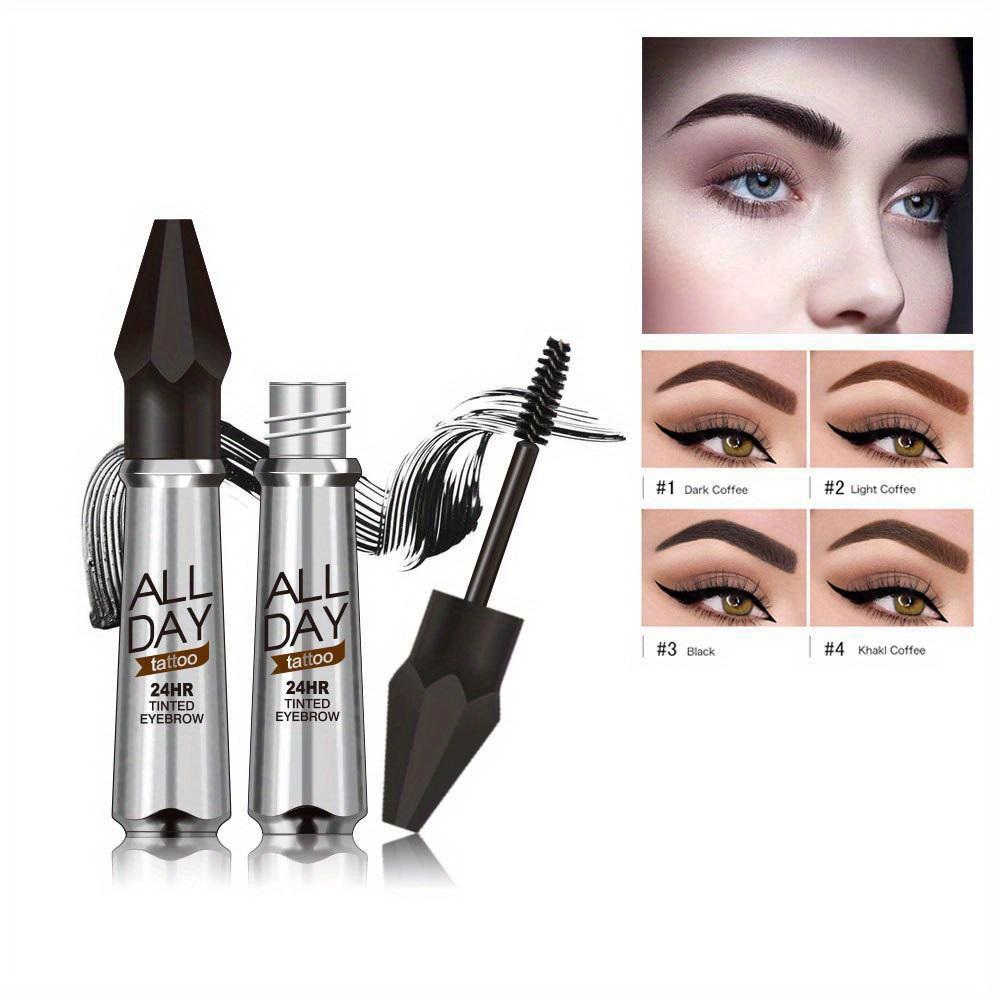 Four Eyelash and Brow Tints - Waterproof and Sweatproof, Long-Lasting - Easy To Use - Quickly Tinted for Vibrant Color