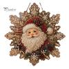Festive Home Decor Accents Christmas Faux Pearl Art Hanging Ornament Kit, DIY Beads Painting Craft Kits for Adults Suncatcher, Snowflake Shape Acrylic