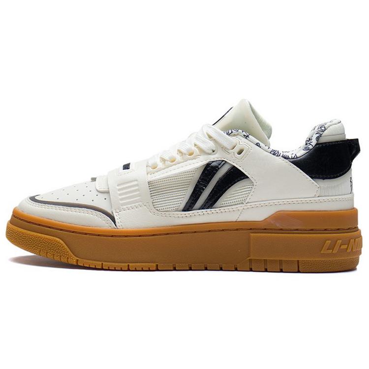 

New LiNing Rookie Low-Top Vintage Basketball Shoes Men s Light Antique Yellow ABCS023-4 43.5
