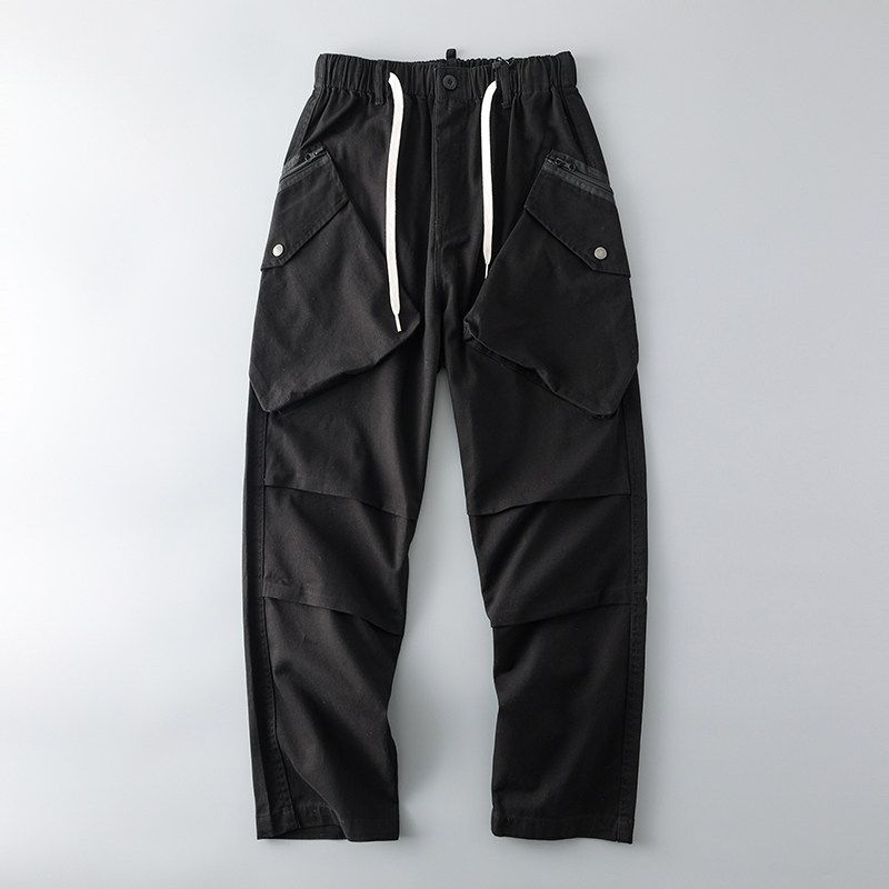 Trendy Cotton Multi-Bag Export Export Function Cargo Pants