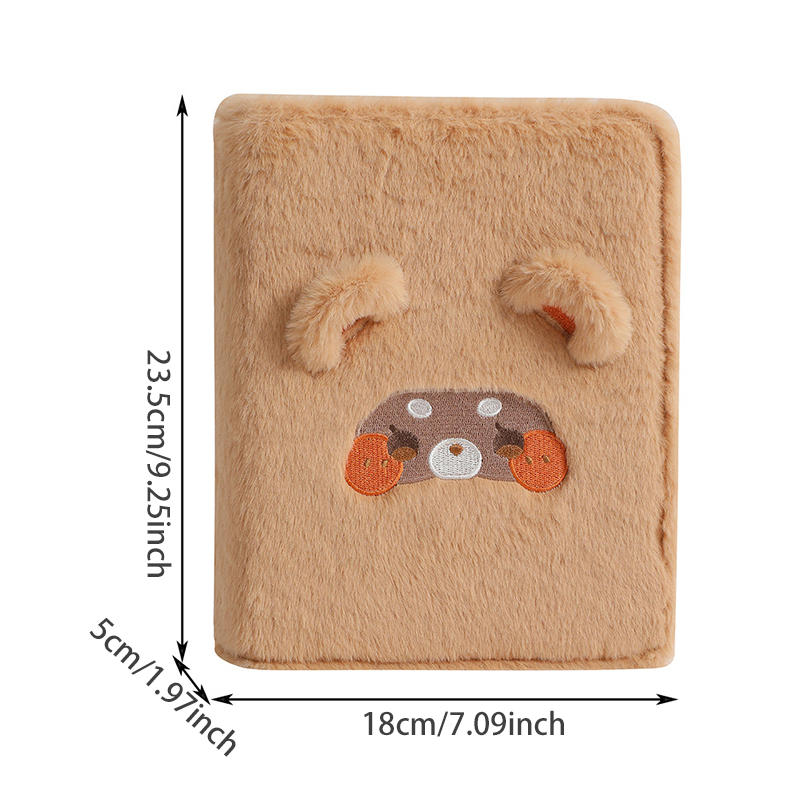 A5 Plush Binder Photo Album Photo Card Cute Idol Collection Newspaper Cover