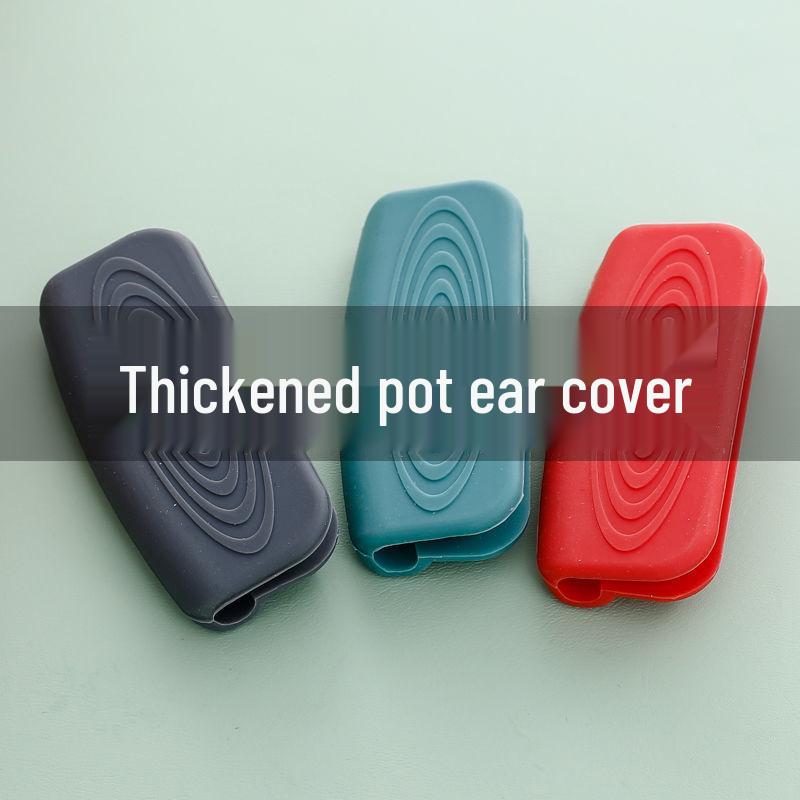 Silicone Anti-Scald Pot Handle & Ear Cover Set - Heat Resistant, Free Shipping
