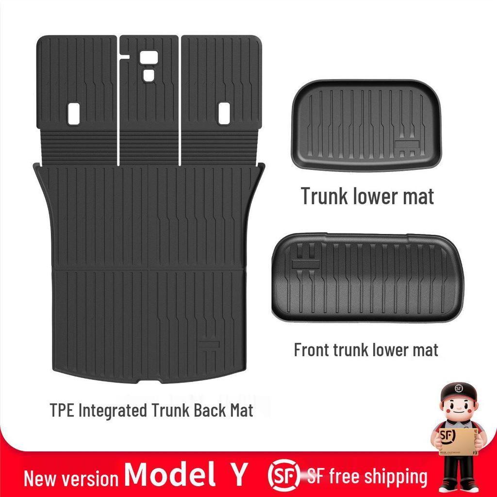 Tesla Model Y/YL/3 TPE Front & Rear Trunk Mats and Accessories