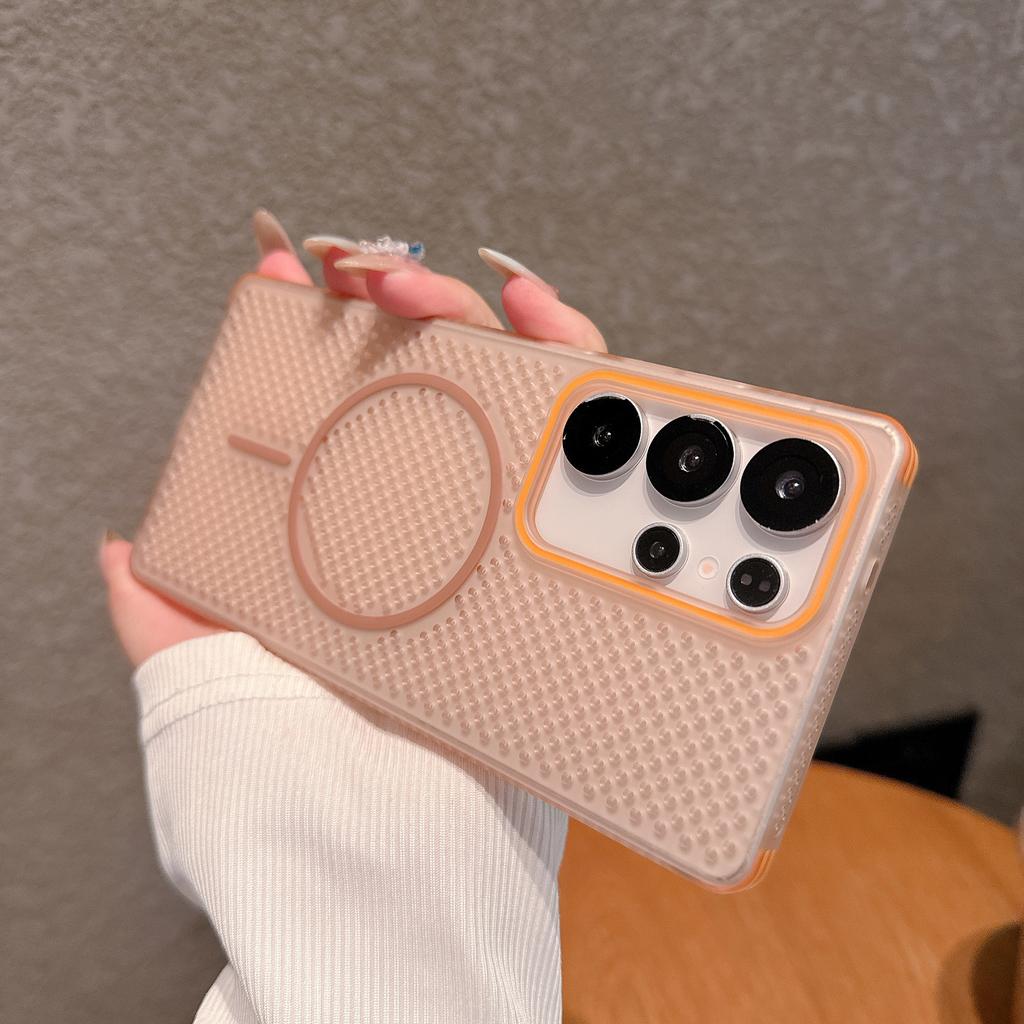 Summer Cooling Phone Case Is Suitable for Samsung S25ultra Case S24plus Magnetic Protective Case