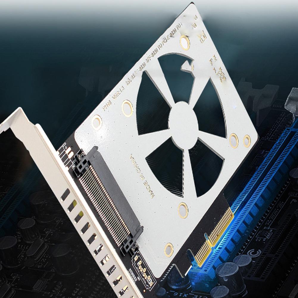 SFF-8639 PCIe Adapter X4/X8/X16 Slot PCI-E Expansion Adapter Card Riser Card 4000MB/s PCI-E GEN3 Support U.2 NVME SSD
