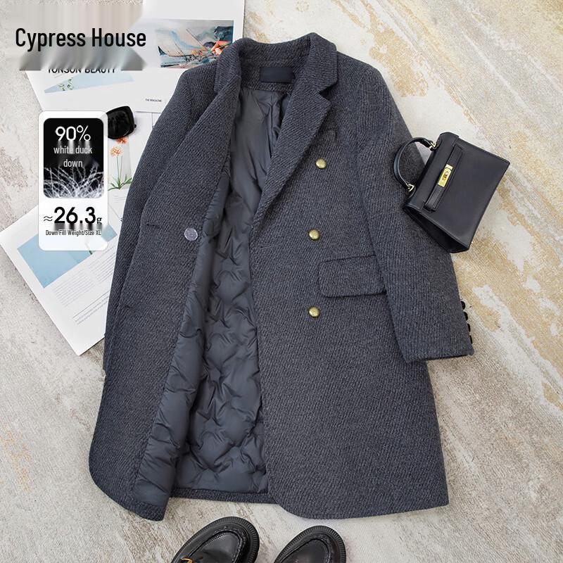 

Women s Wool Blend 90% Down Oversized Parka M