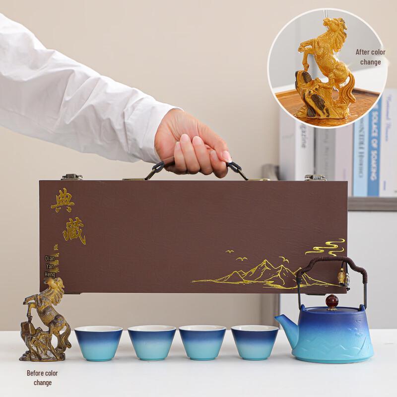 ShiXun Thousand Miles Landscape Travel Tea Set