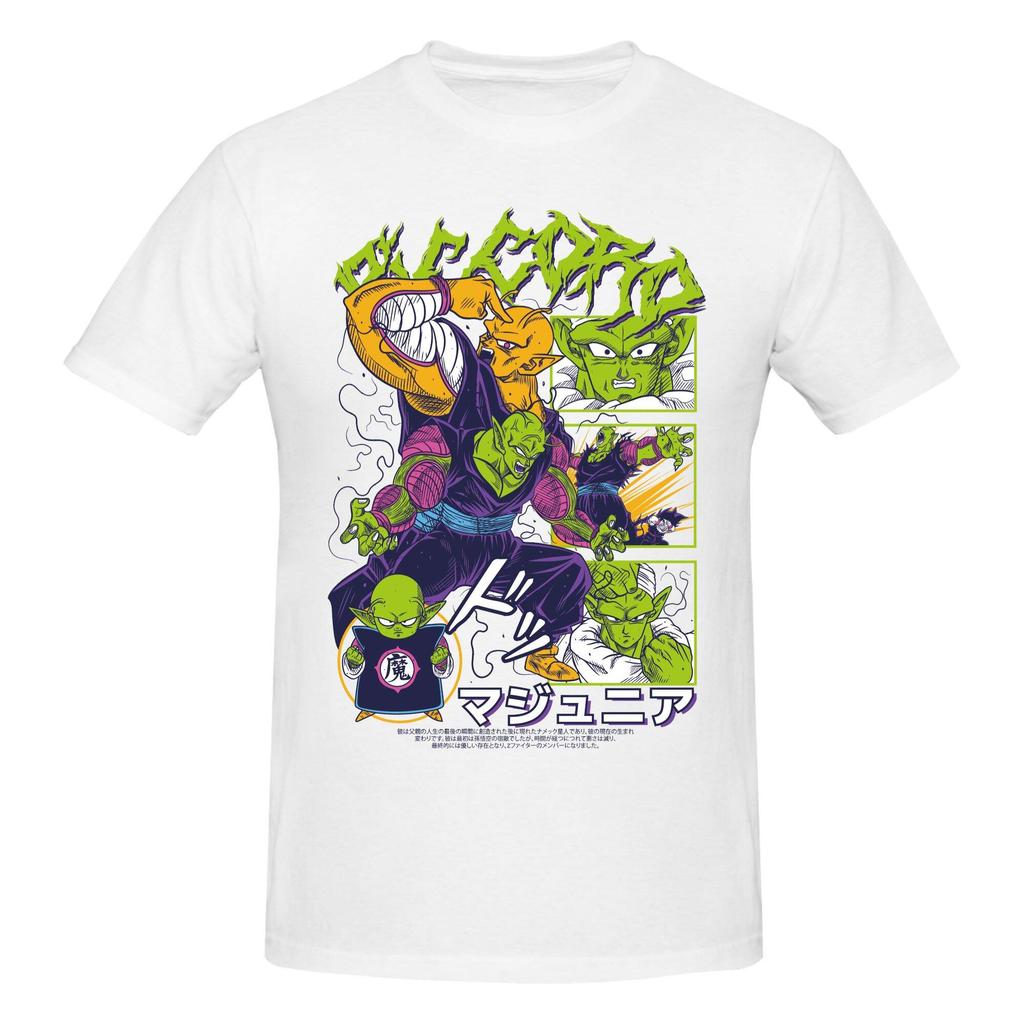 2026 New Men Dragon Ball Printed Tshirt Street Style Short Sleeve Cotton Short Sleeve Top Casual Novelty Design Pattern Tshirt