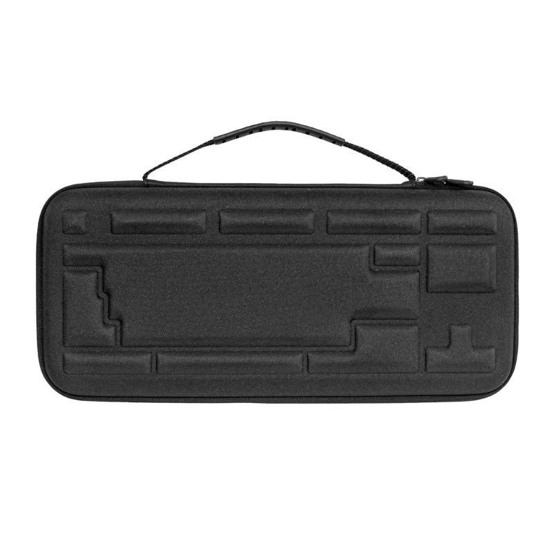 

Protective Hard Shell Carrying Case For 75% 84 Key Keyboards With Convenient Storage For Cable And Mouse 1