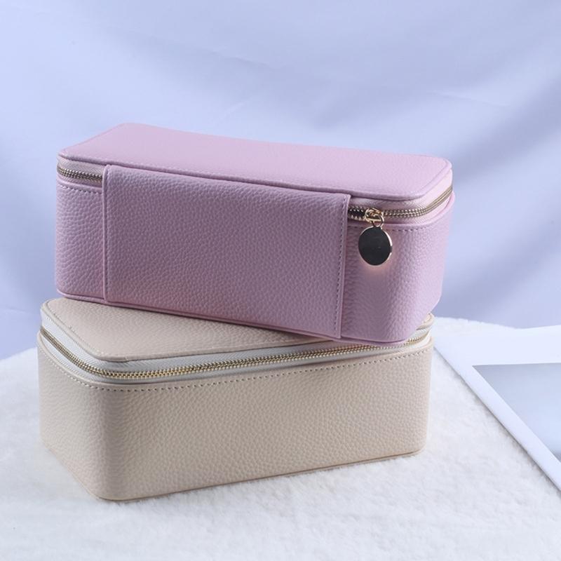 Elegant Leather Jewelry Box Stylish Jewelry Case Jewelry Storage Box Practical Jewelry Display Box Storage Holder