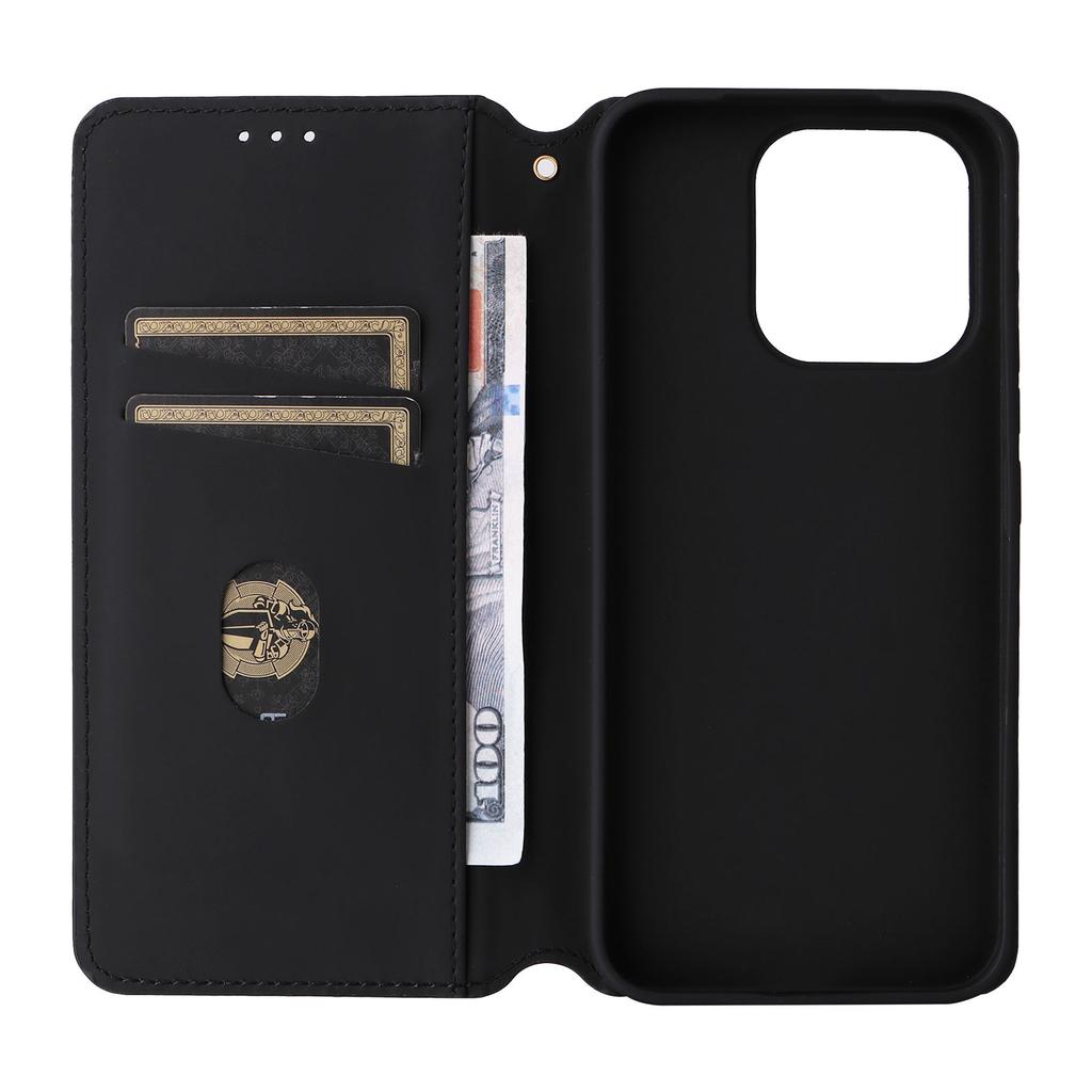 For Honor X60i 5G/Play 9T Pro 5G Wallet Case Rhombus Imprinted Leather Phone Cover