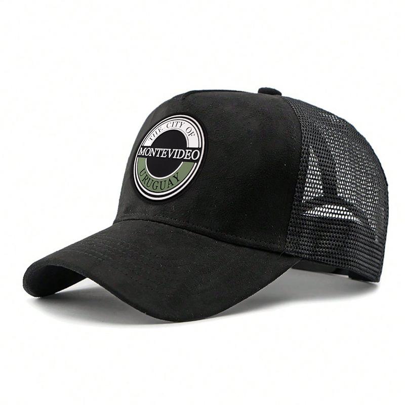 Spring Summer Suede 5 Panel Mesh Baseball Cap Big Head Unisex Trucker Hat Men And Women Sport Snapback Caps Leisure Gorros
