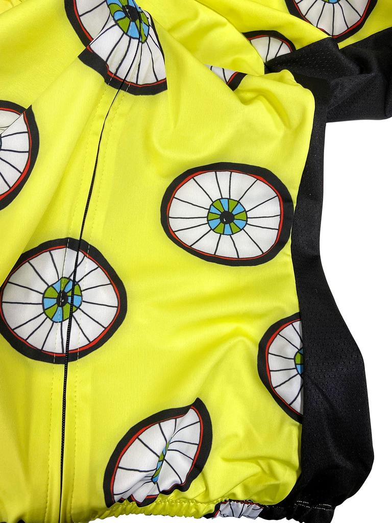 Cinelli ANA BENAROYA 4 Cycling Size L 'EYES U' Women's Jersey, Yellow,