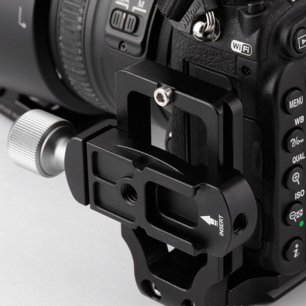 Mini Clamp Extender with Cold Shoe 1 4   Screw Hole for L Bracket Quick Release Plate