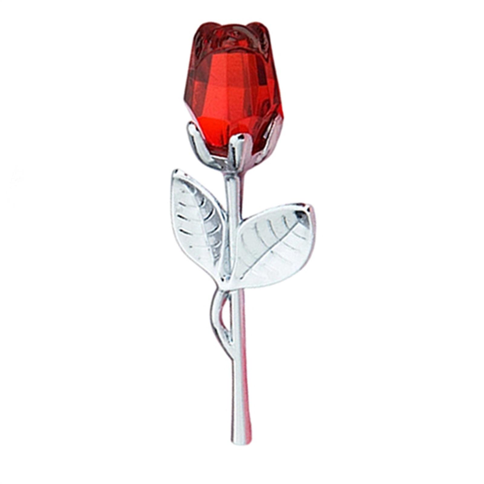 

Romantic Crystal Rose Flower Crafts, Valentines Day Gift, Favors Lovers Gift, Birthday, Wedding, Party Anniversary Decorations One Size